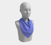 Mexico City Map Violet Scarf