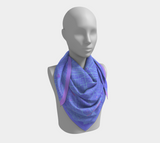 Mexico City Map Violet Scarf
